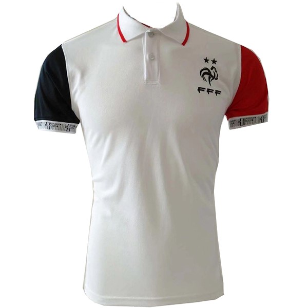 Polo Francia 2019 Blanco Rojo